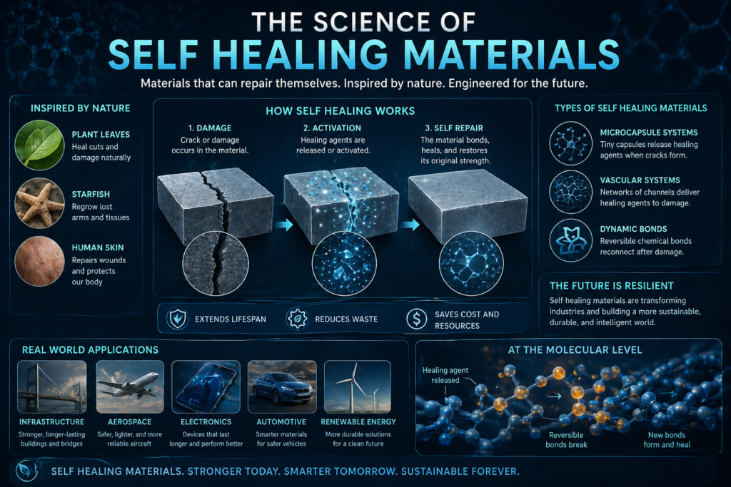 The Science of Self Healing Materials